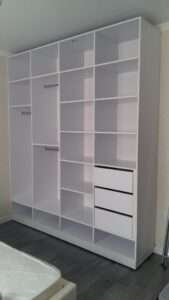 Шкаф открытый с ящиками на заказ Алматы